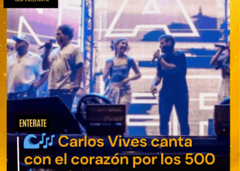 🌊🎶 Carlos Vives canta con el corazón por los 500 años de Santa Marta